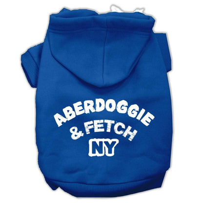 Pet Hoodie "Aberdoggie & Fetch NY"
