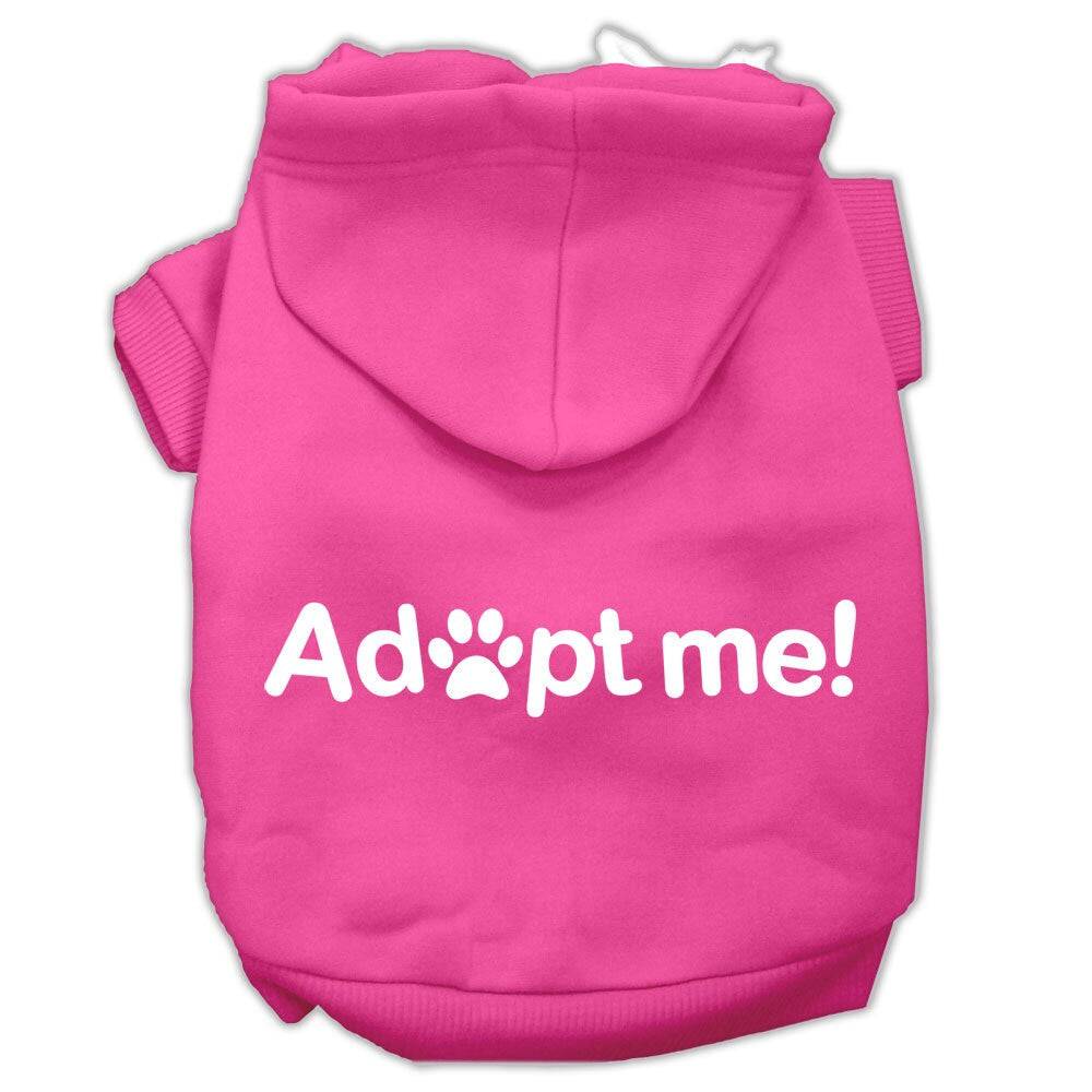 Pet Hoodie Screen Print "Adopt Me"