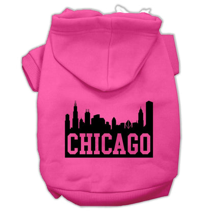 Pet Hoodie "Chicago Skyline"