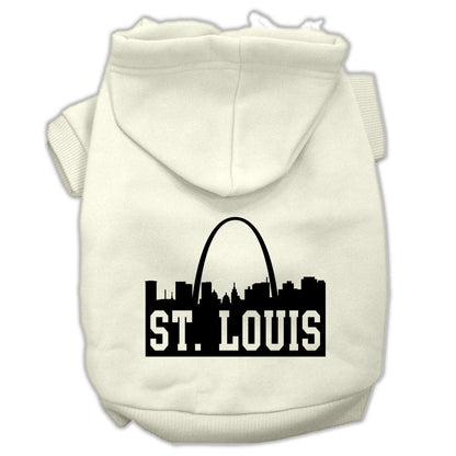 Pet Hoodie "St. Louis Skyline"