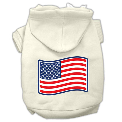 Pet Hoodie "Paws And Stripes"