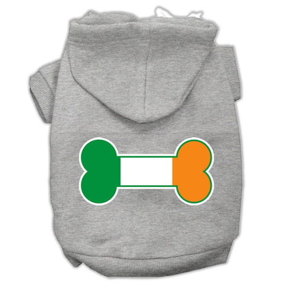 Pet Hoodie "Bone Shaped Ireland Flag"