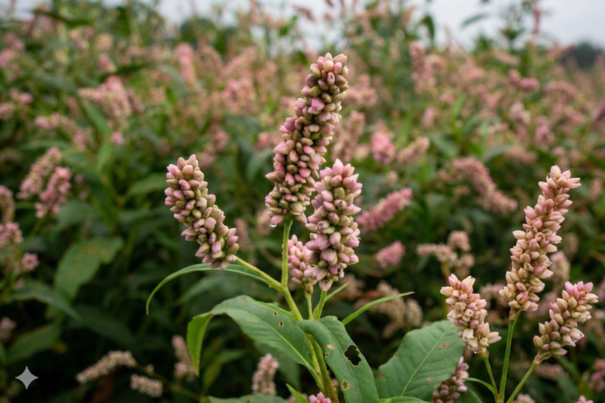 Pinkweed Seeds, Native Wildflower, Soft Pink Flower Spikes, Pollinator Attractant, Persicaria pensylvanica, Easy to Grow