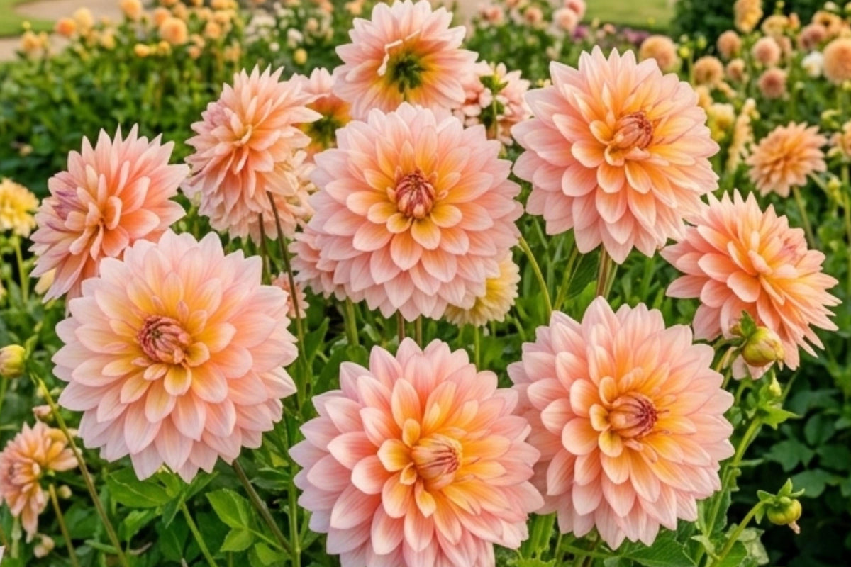 Decorative Dahlia Bulb Tuber Clump - SHEER HEAVEN - Perennial Flowering Plant - Dahlia pinnata for Borders, Containers & Cut Flowers