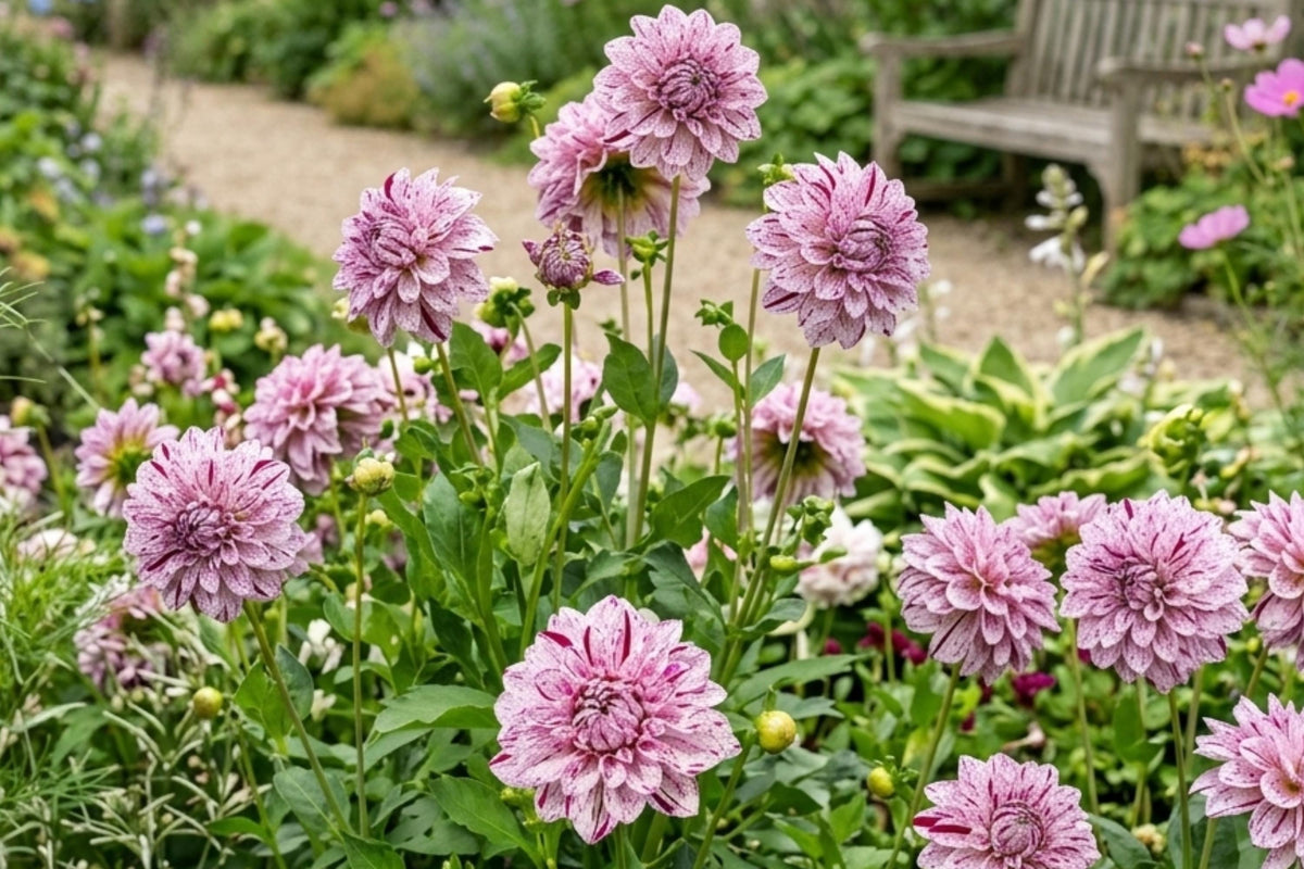 Dinner Plate Dahlia Bulb Clump - Kelvin Floodlight Variety with 10" Bright Yellow Blooms - Dahlia pinnata Flower Tubers