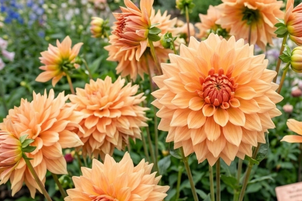 Giant Dinnerplate Dahlia Bulb Cluster – Ben Houston Variety, Dahlia pinnata, Large Showy Flowers for Garden, Borders & Cut Flowers