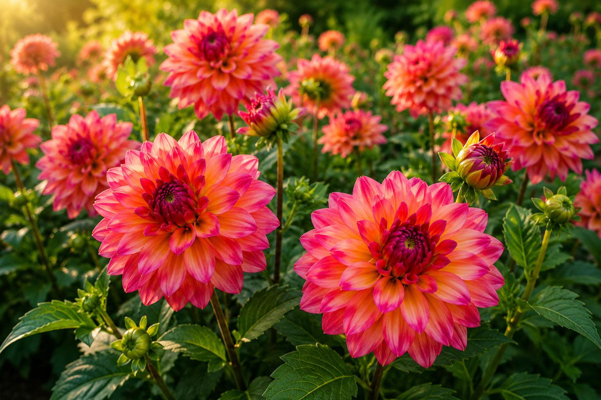 Decorative Dahlia Bulb Tuber Clump SHEER HEAVEN | Perennial Flowering Plant Dahlia pinnata for Garden Borders & Containers