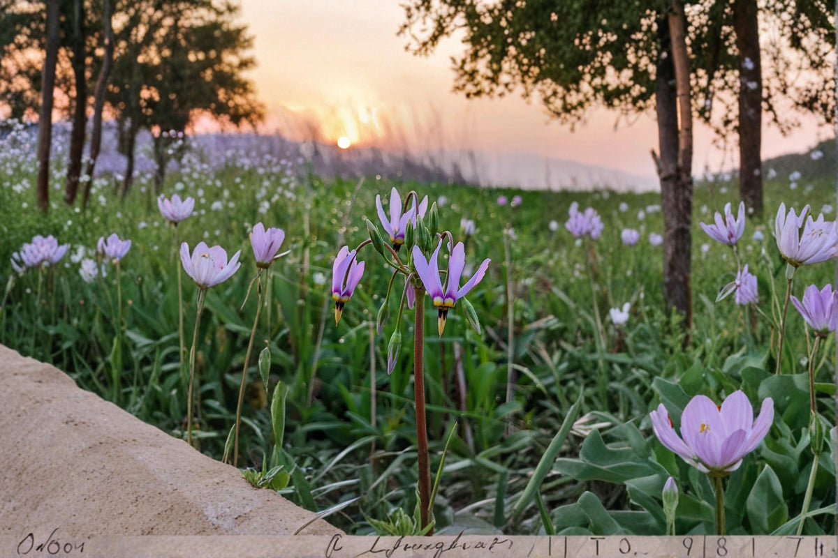 Midland Shooting Star Wildflower Seeds – Dodecatheon meadia Perennial Native Prairie Plant for Pollinator Gardens