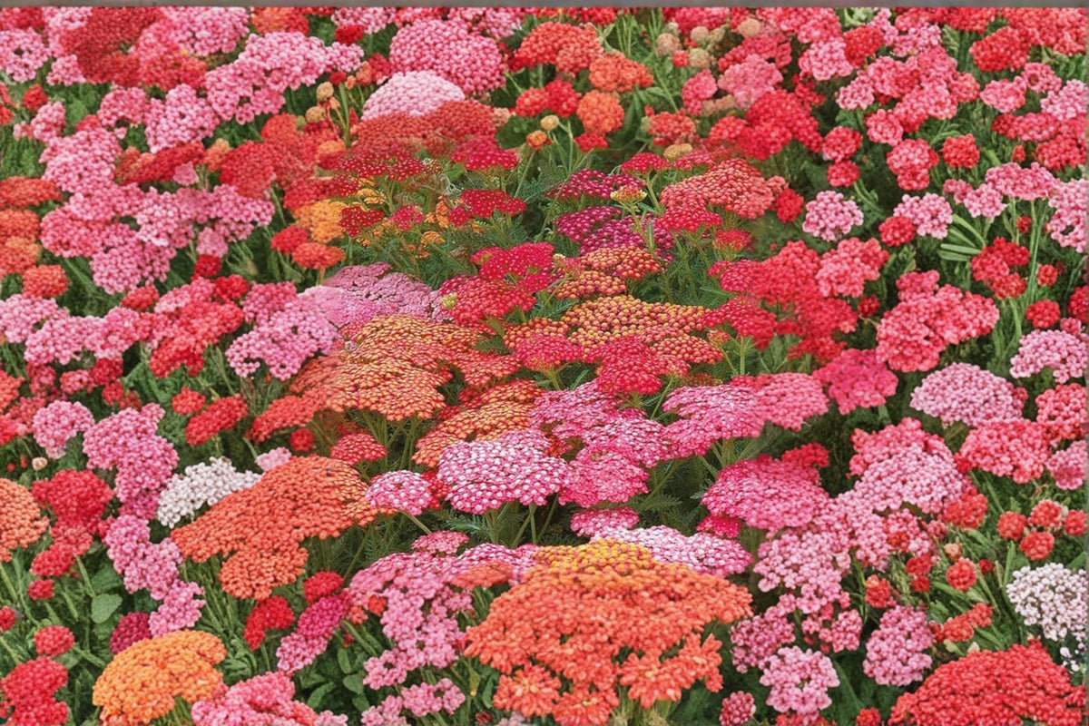 Bright Color Yarrow Seeds – Achillea millefolium Perennial Flowering Plant for Garden Beds & Borders