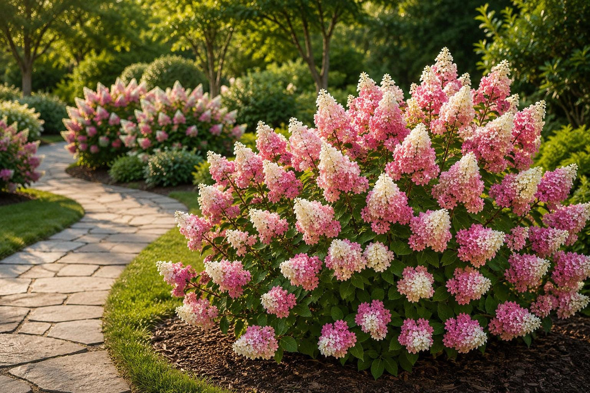 April Dawn Camellia Japonica Live Starter Plant – Bicolor Flowers, Evergreen Shrub for Gardens & Landscaping