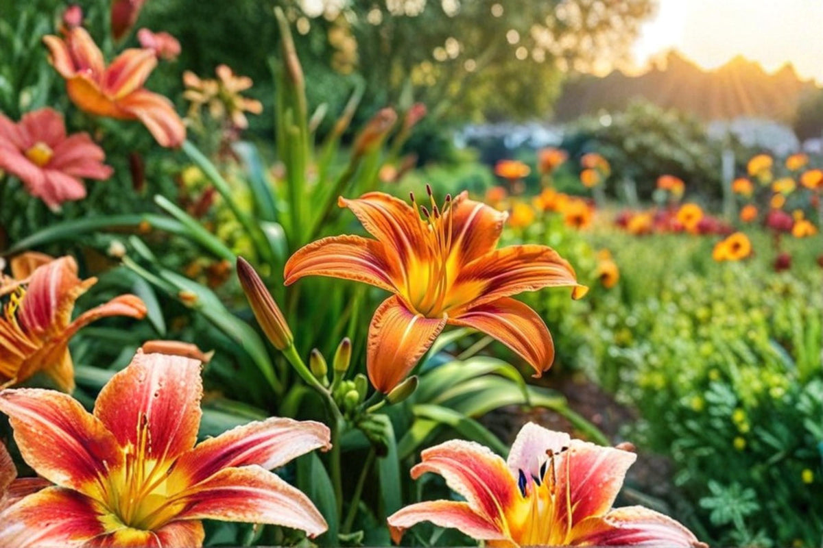 Orange Eremo Lily Bulbs – Perennial Flowering Bulbs for Garden Beds & Containers – Lilium Species