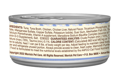 Merrick Purrfect Bistro Grain Free Adult Tuna Pate Cat Food