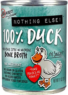 Against The Grain All Life Stages Nothing Else! 100% Duck Wet Dog Food (11oz)