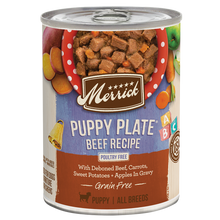 Merrick Grain Free Puppy Plate Beef Wet Dog Food (12.7oz)