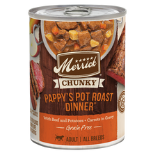 Merrick Chunky Grain Free Pappy's Pot Roast Wet Dog Food (12.7oz)