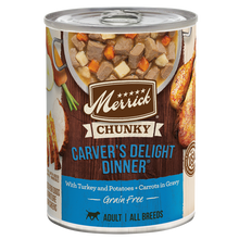 Merrick Chunky Grain Free Adult Carvers Delight Dinner Wet Dog Food (12.7oz)
