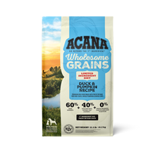 Acana Adult Wholesome Grains Duck and Pumpkins Dog Food (4lb)