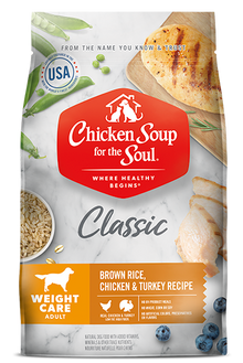 Chicken Soup Adult Brown Rice, Chicken and Turkey Weight Care Dog Food
