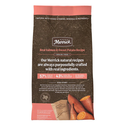 Merrick Grain Free Adult Salmon and Sweet Potato Dog Dry Food