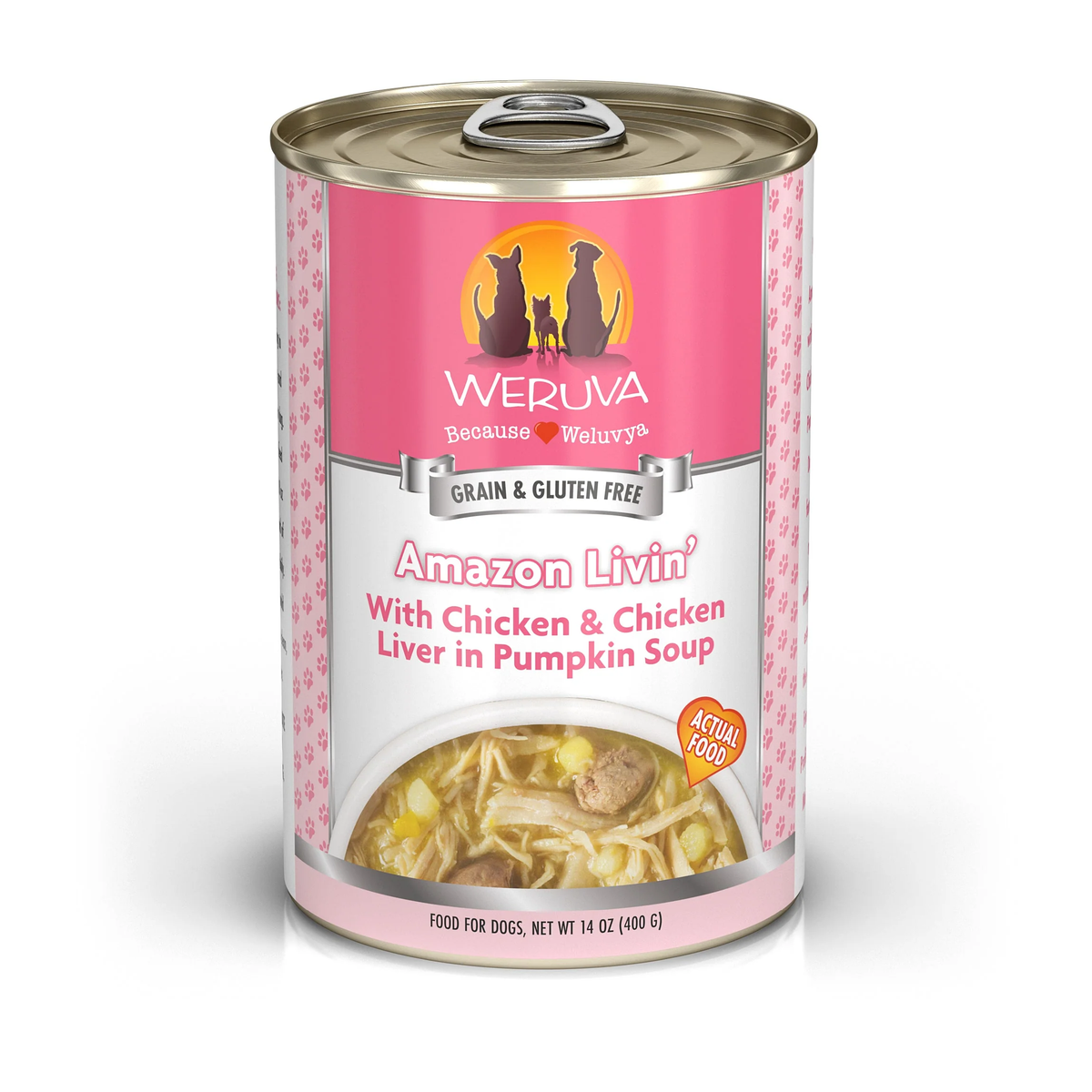 Weruva Amazon Livin' Wet Dog Food (14oz)