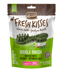 Merrick Fresh Kisses Coconut Dental Treats For Small Dogs (9.5oz) (15Ct)