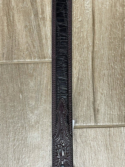 Black Croc Belt | Ariat Mens