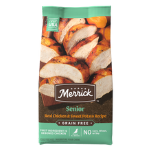 Merrick Grain Free Senior Chicken and Sweet Potato Dog Dry Food (4lb)