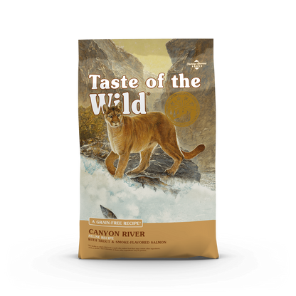 Taste of the Wild Adult Canyon River Trout and Salmon Feline Food (5lb)