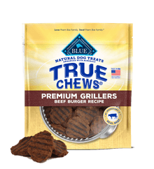 Blue Buffalo True Chews Grillers Beef Burger Dog Treats (10oz)