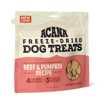Acana Freeze Dried Beef and Pumpkin Dog Treats (3.25oz)
