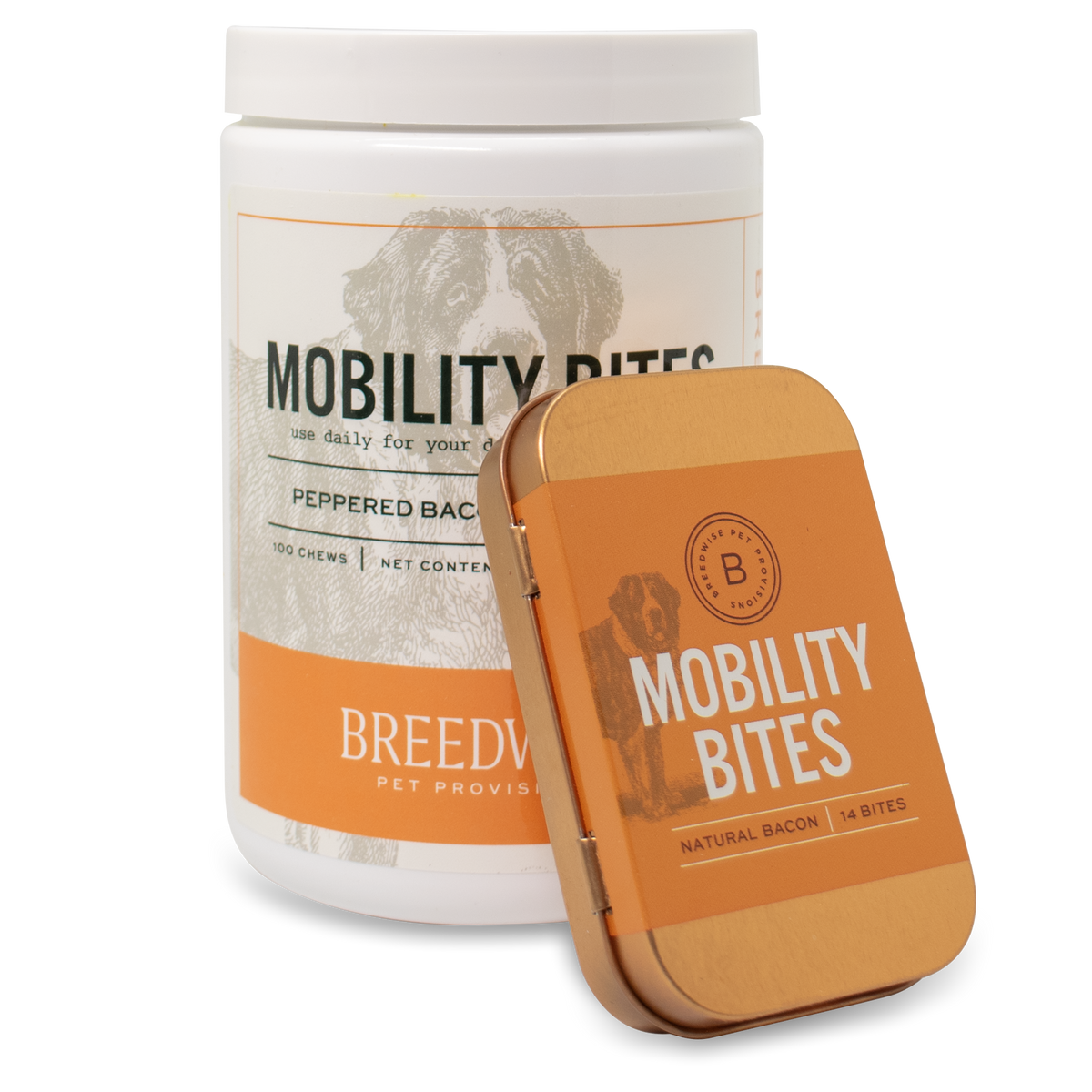 Mobility Bites 100-count jar