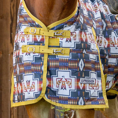 Jeffers Expression 1200D Draft Horse Turnout Blanket, 240 g | Waterproof, Breathable & Safe Design