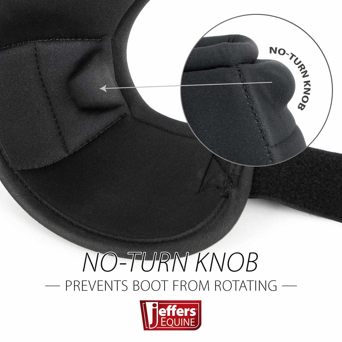 Jeffers No-Turn Bell Boots for Horses, Solid Colors, 2 ct