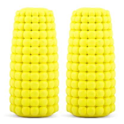Jeffers Corn Cob Natural Rubber Stuffable Treat Dispenser Dog Dental Chew Toy