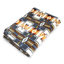 Jeffers Expression oversized fleece throw blanket 60x84 inches in vibrant equestrian design