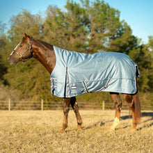 Jeffers Poplar Head "Refuge" 1200 Denier Turnout Blanket with High Neck, 240 Gram, Hamilton Blue