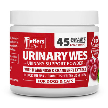 Jeffers UrinaryWes Urinary Support Powder with D-Mannose for Dogs & Cats
