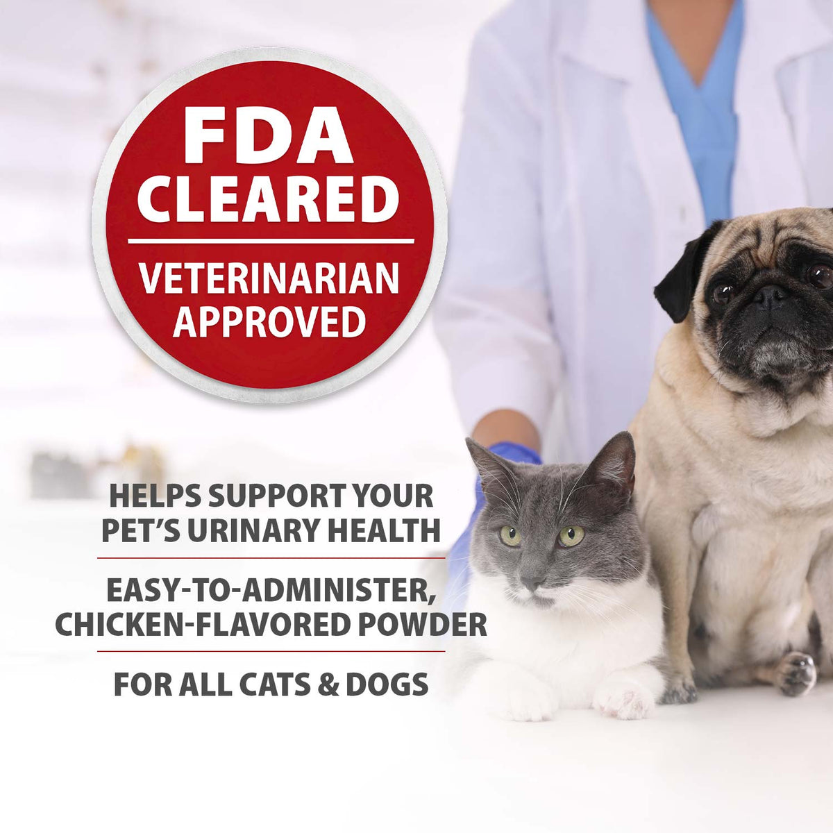 Jeffers UrinaryWes Urinary Support Powder with D-Mannose for Dogs & Cats