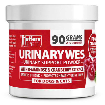 Jeffers UrinaryWes Urinary Support Powder with D-Mannose for Dogs & Cats