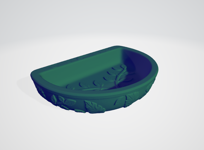 Jungle feeder bowl v3 - STL - Digital Product