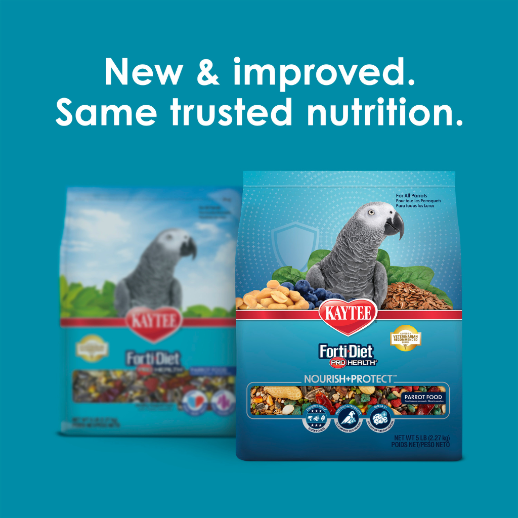 Kaytee Forti-Diet Pro Health Nourish+Protect Parrot Bird Food