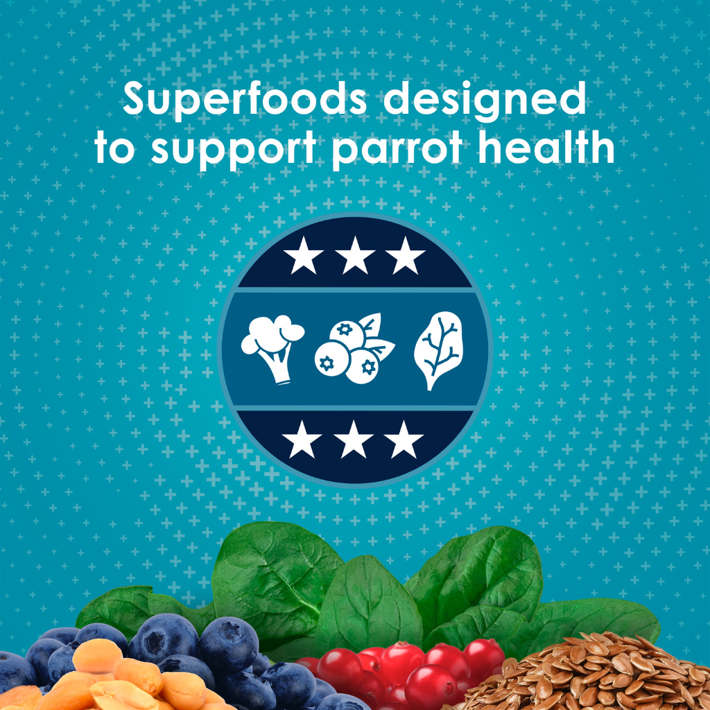 Kaytee Forti-Diet Pro Health Nourish+Protect Parrot Bird Food