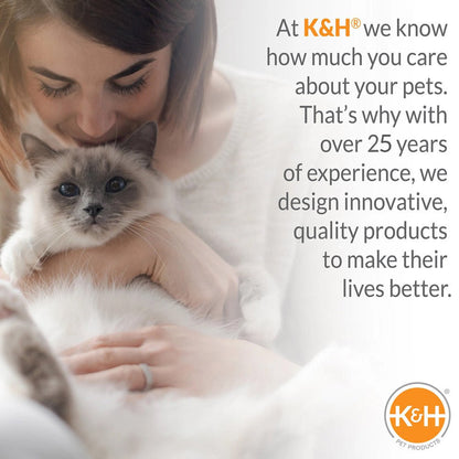K&H Thermo-Kitty Heated Cat Tunnel – Indoor Heated Cat Bed and Play Tunnel with Machine Washable Pillow