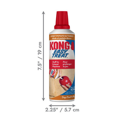 KONG Holiday Easy Treat® Turkey & Sweet Potato – Stuffable Dog Treat, Low-Calorie, Perfect for KONG Toys