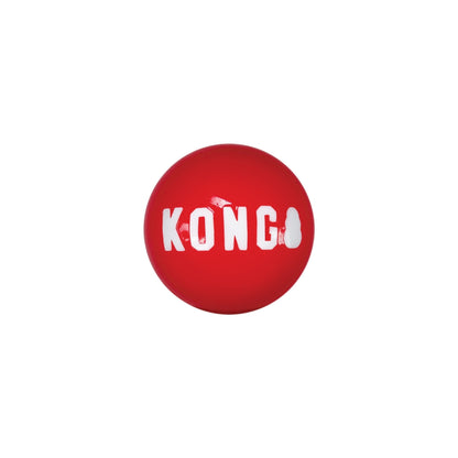 KONG Signature Fetch Dog Toy Balls, Multi-Pack