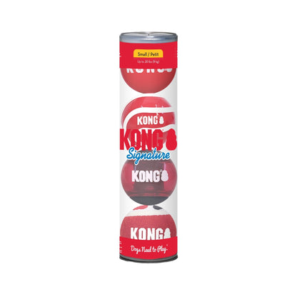 KONG Signature Fetch Dog Toy Balls, Multi-Pack