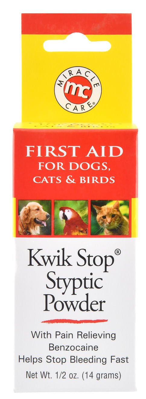 Kwik Stop Styptic Powder for Dogs, Cats, & Birds