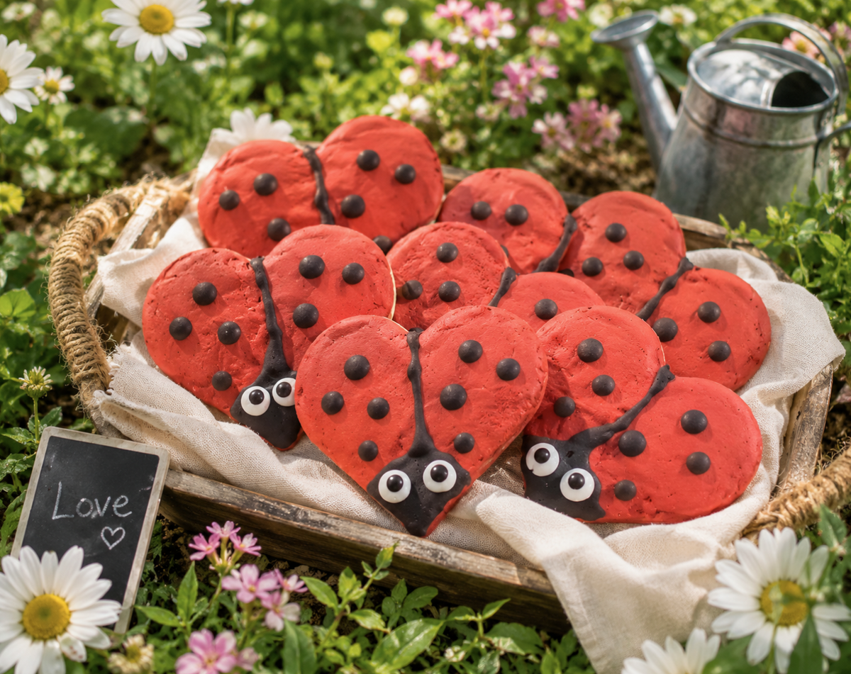 Ladybug Organic Dog Cookies