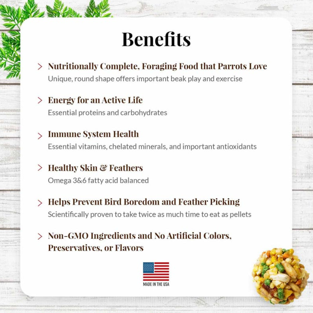 Lafeber Garden Veggie Nutri-Berries Parrot Food (10 oz)