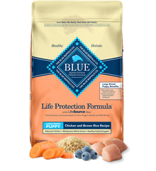 Blue Buffalo Life Protection Formula Large Breed Puppy Chicken & Brown Rice Recipe Dry Dog Food (30lb)